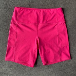 Hot Pink Biker Shorts